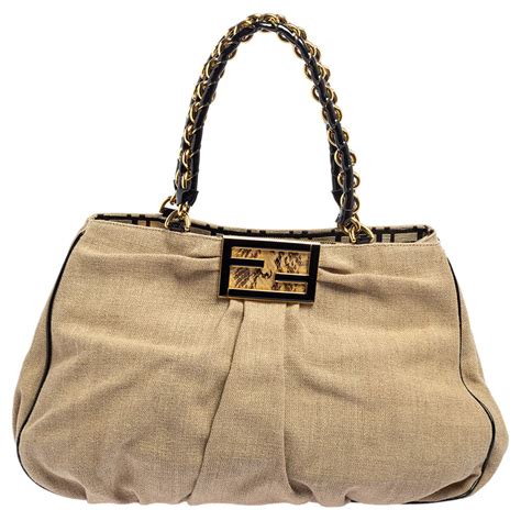 fendi jute bag